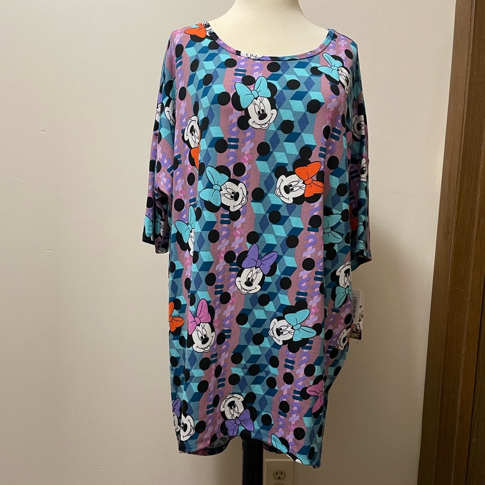 LuLaRoe Disney Minnie Mouse Short Sleeve Tunic NWT